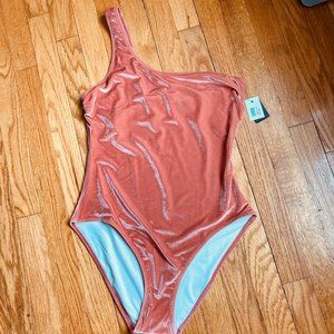 SOLID & STRIPED 1 piece bathing suit - velvet NWT